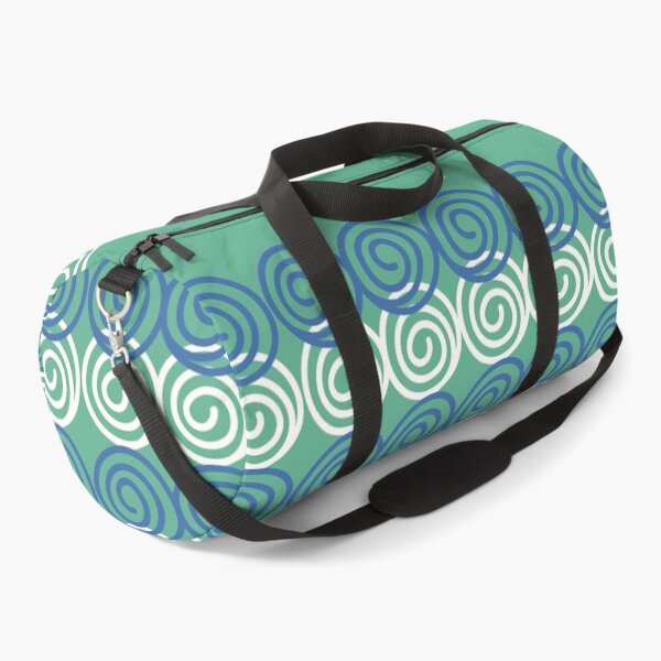 Item preview, Blue and White Swirling Spirals designed and sold by ckylin.