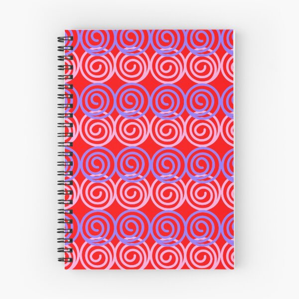 Item preview, In Your Face Red Swirling Spirals designed and sold by ckylin.