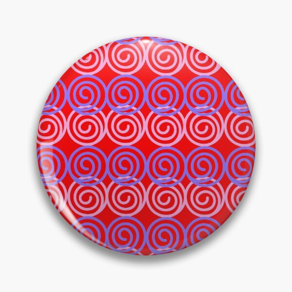 Item preview, In Your Face Red Swirling Spirals designed and sold by ckylin.