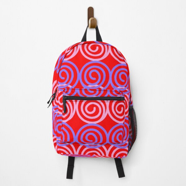 Item preview, In Your Face Red Swirling Spirals designed and sold by ckylin.