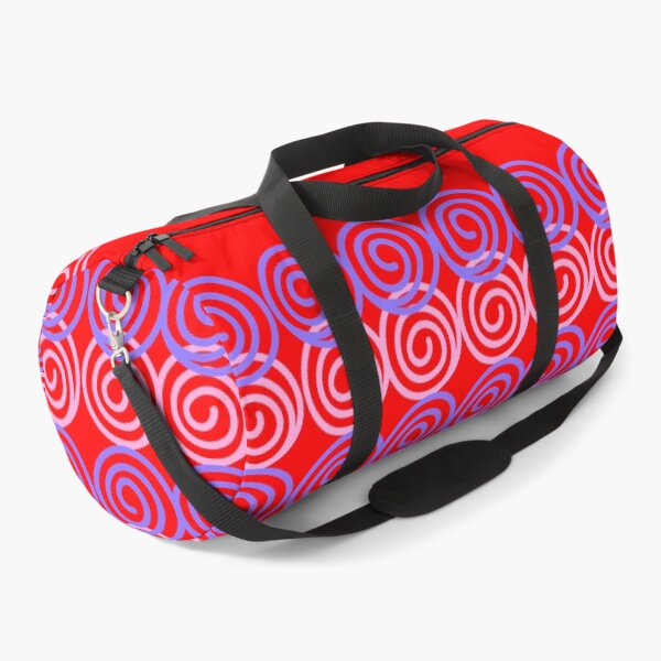 Item preview, In Your Face Red Swirling Spirals designed and sold by ckylin.