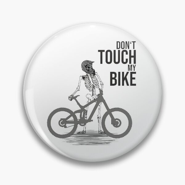 Item preview, Dont't Touch My Bike - MTB - T-Shirt - black designed and sold by Gerdek.