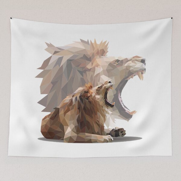 Item preview, Polygon Design Lion designed and sold by Sumit Goswami.