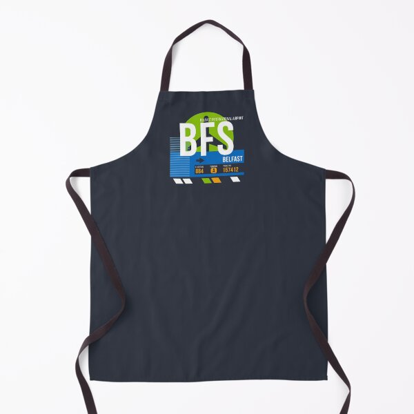 Item preview, Belfast, Northern Ireland (BFS) Airport Code Baggage Tag designed and sold by SLAG-Creative.