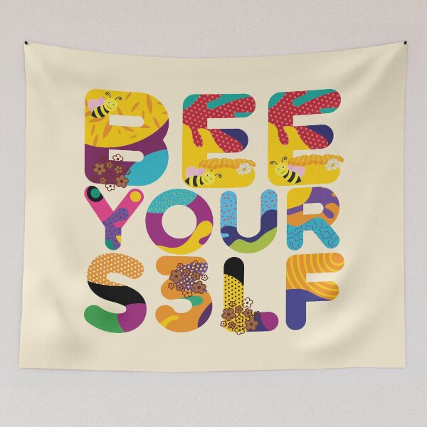 Item preview, Bee Yourself Funny Bee!! - Cute Wholesome Bee!! designed and sold by SoffyLee586.