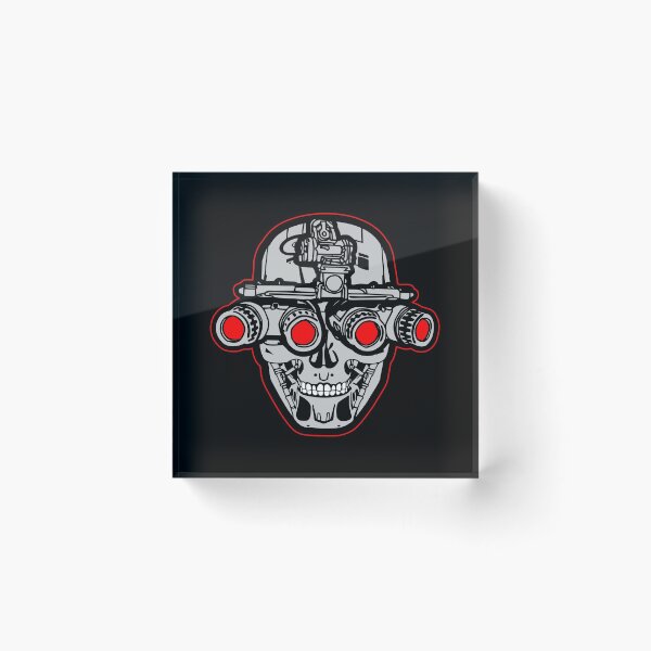 Item preview, 80’s Terminator Pirate Quad Tube NVG Night Vision Goggles QTNVG designed and sold by Warhawk Designs.