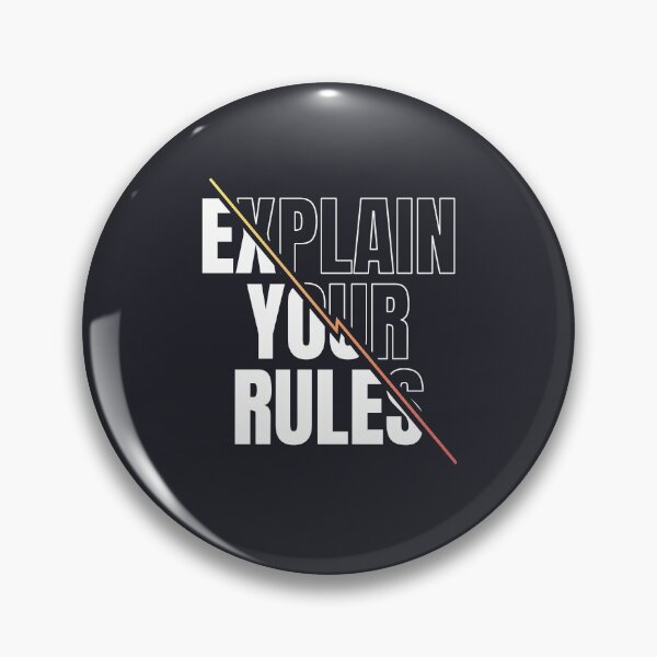 Item preview, Explain Your Rules designed and sold by Artsy Aura ⭐⭐⭐⭐⭐  .