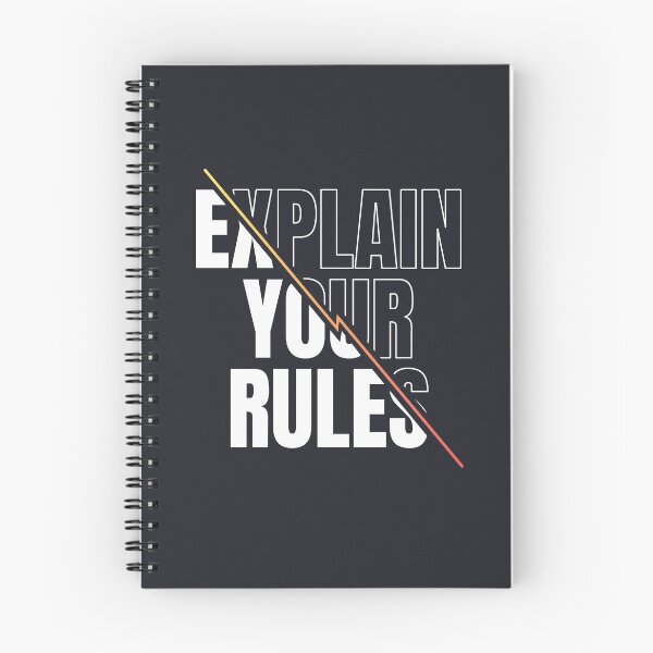 Item preview, Explain Your Rules designed and sold by Artsy Aura ⭐⭐⭐⭐⭐  .