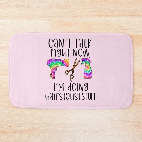 Item preview, Can’t talk right now I’m doing hairstylist cosmetology hairdresser stuff beauty beautician student hair shears designed and sold by tiffanator606.