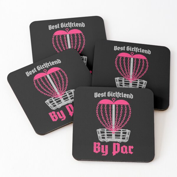 Item preview, Best Girlfriend By Par Disc Golf Player Basket Chains Heart designed and sold by GrandeDuc.