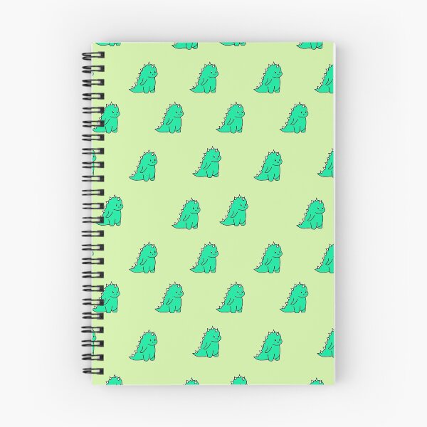 Item preview, Lindo dinosaurio dino patrón verde designed and sold by SkyStract.