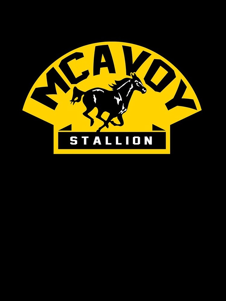 McAvoy Black Stallion Horse Hooded Sweatshirt