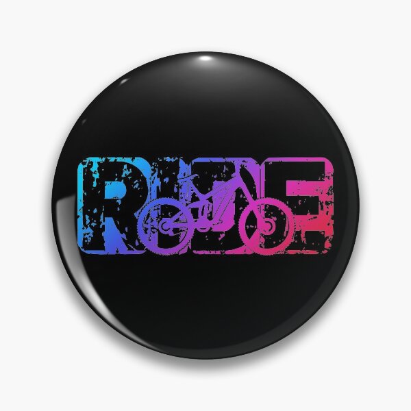 Item preview, Ride A Mountain Bike MTB - Grunge Rainbow Design designed and sold by Gerdek.