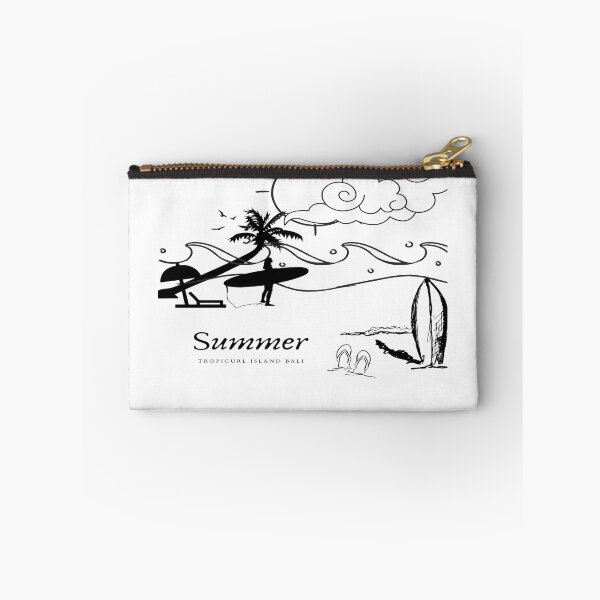 Item preview, Summer beach with surfboard designed and sold by Suwanditabagus.
