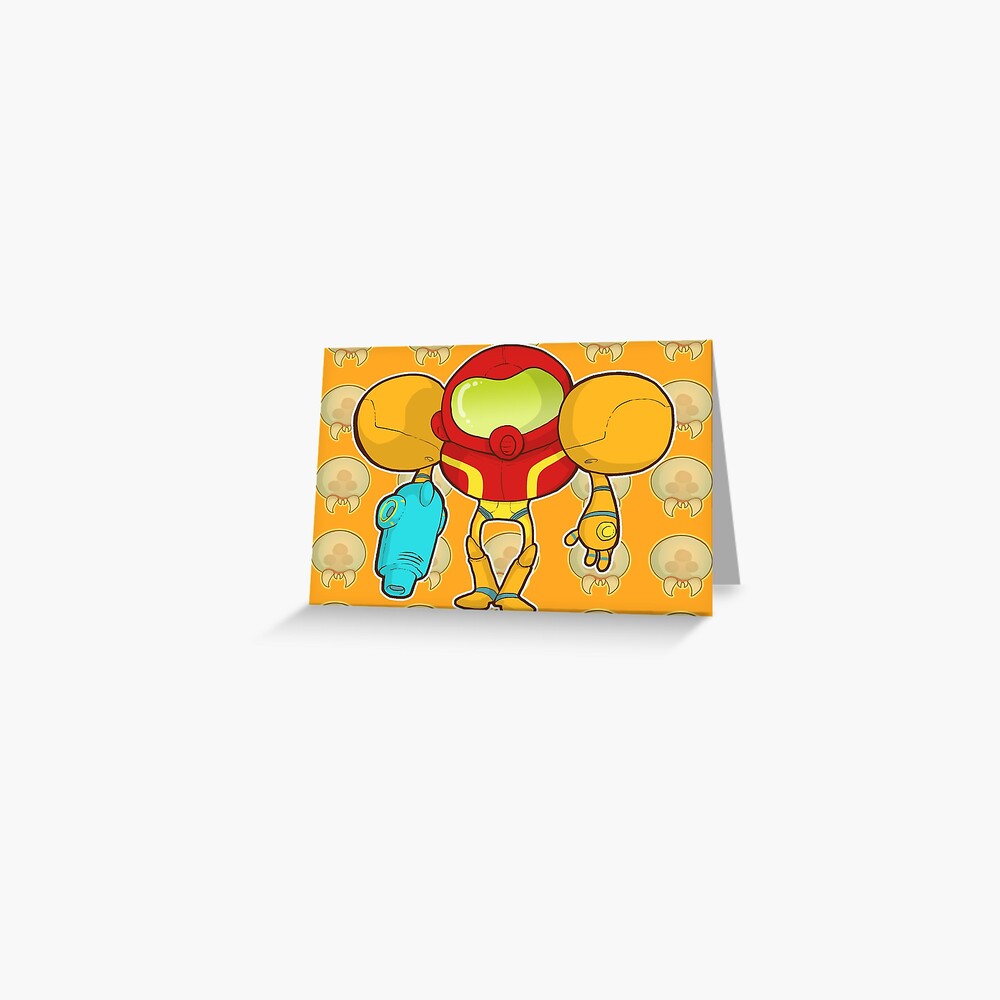 Samus Yellow Greeting Card