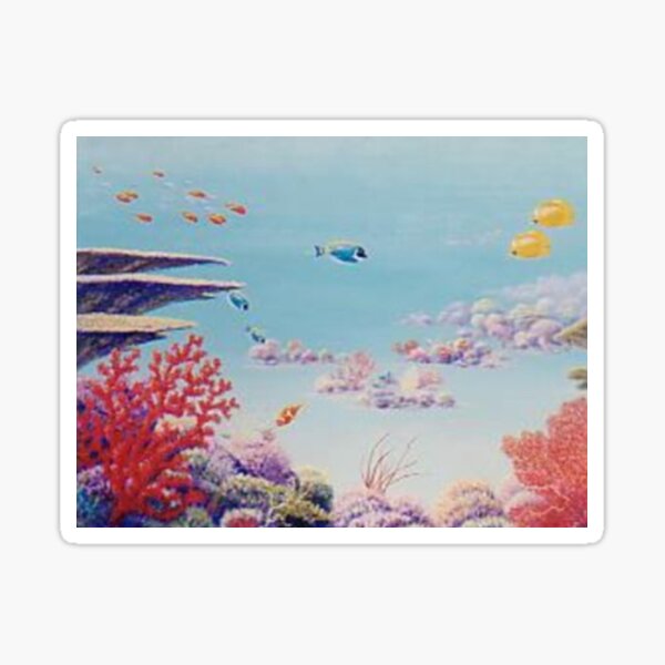 "Coral Garden - Great Barrier Reef" Sticker
