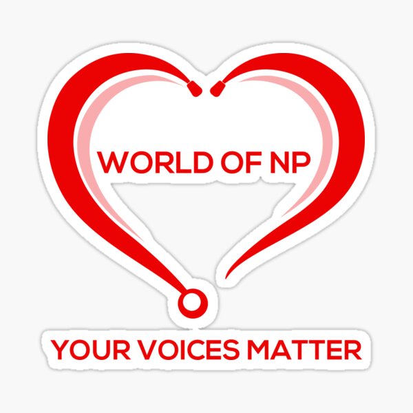 World of NP Sticker