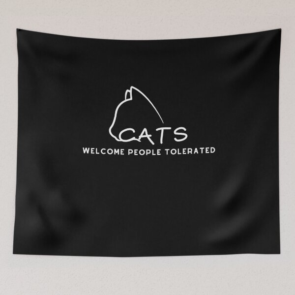 Item preview,  cats Welcome People Tolerated  designed and sold by RanirO.