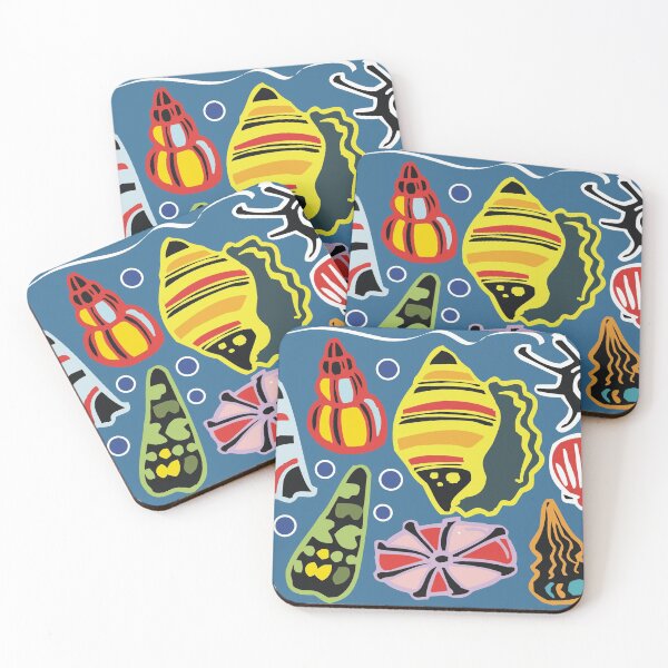 Item preview, Beautiful stylish beach design featuring seashells designed and sold by Al Benge - NZ & Australian Art.