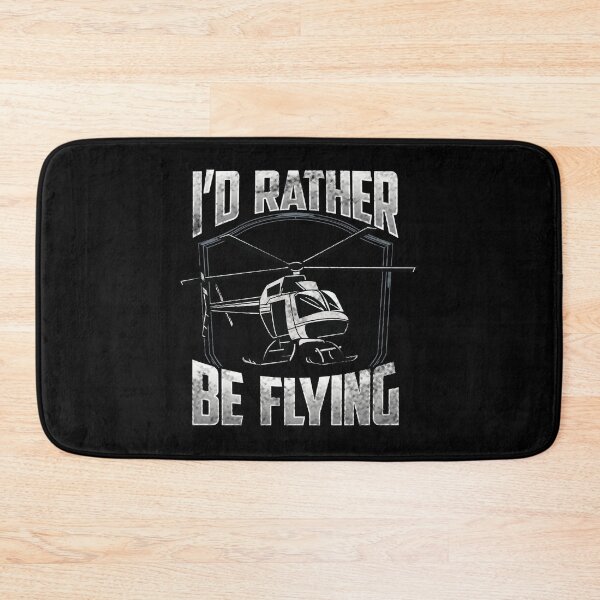 Item preview, I'd Rather Be Flying Helicopter Pilot License Pun designed and sold by perfectpresents.