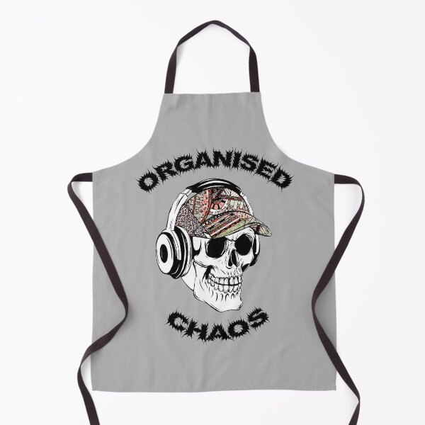 Item preview, Organised Chaos patch DJ punk skull design designed and sold by Organised Chaos.