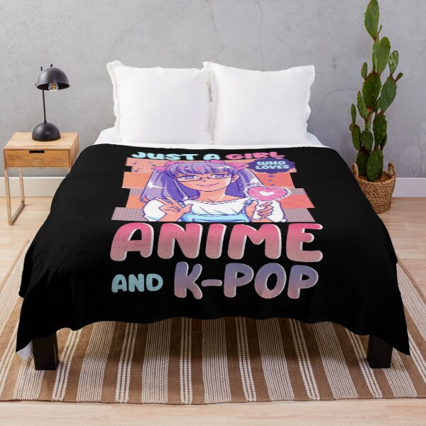Item preview, Cute Just A Girl Who Loves Anime And K-Pop Girl designed and sold by perfectpresents.