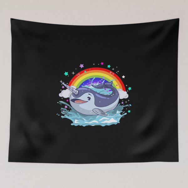 Item preview, Cute Horned Narwhal Unicorn Of The Sea designed and sold by perfectpresents.