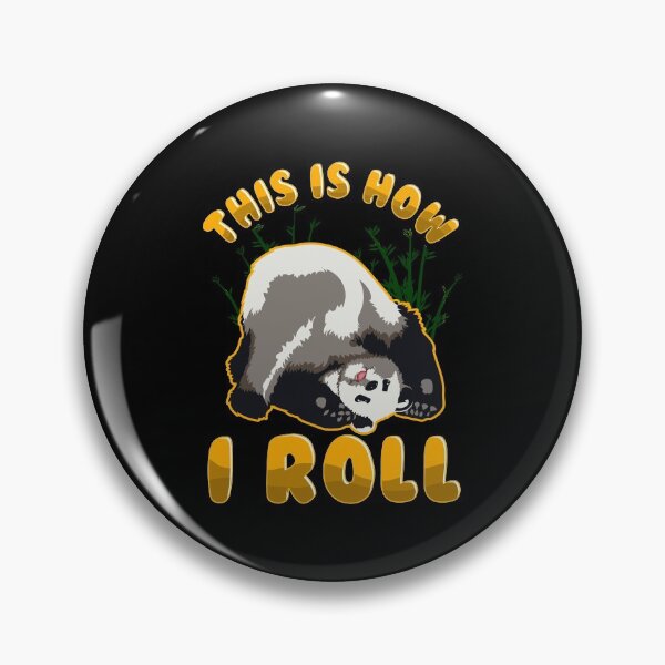 Item preview, Funny This Is How I Roll Kawaii Anime Panda Pun designed and sold by perfectpresents.