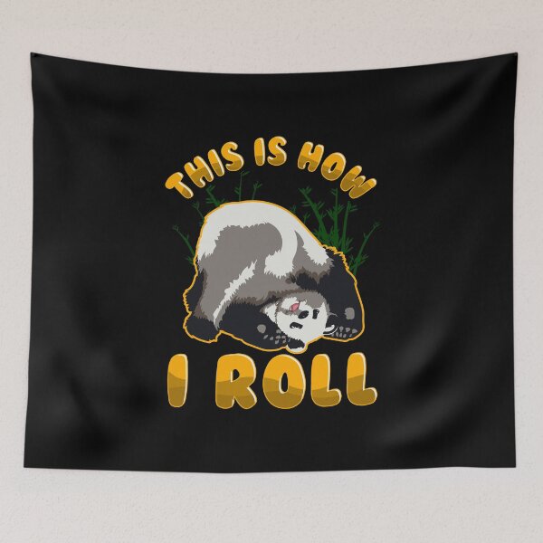 Item preview, Funny This Is How I Roll Kawaii Anime Panda Pun designed and sold by perfectpresents.