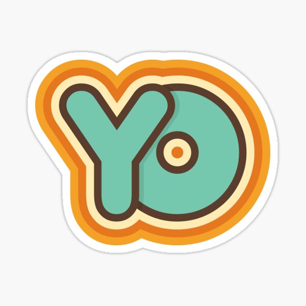 YO - Retro Sticker