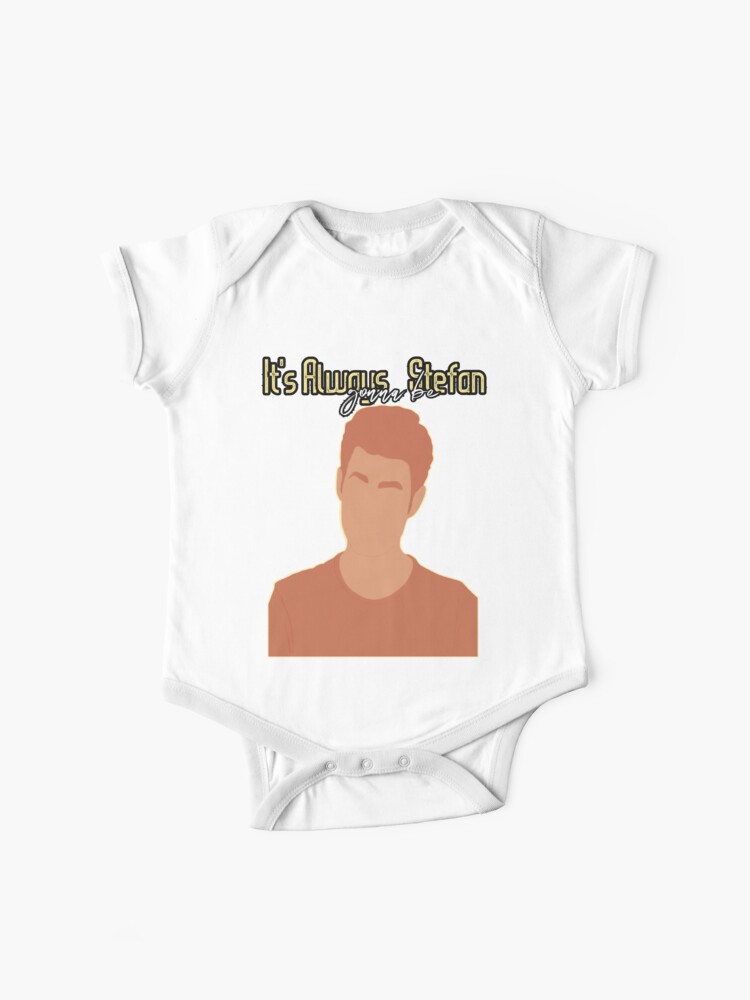 It S Always Gonna Be Stefan Tvd Baby One Piece For Sale By Uruadhikari10 Redbubble