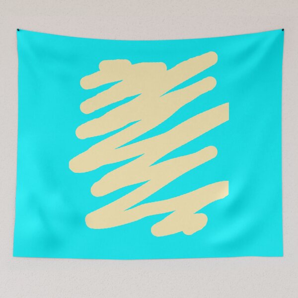 Item preview, teal,aqua,tan,peach  designed and sold by T-P-W.