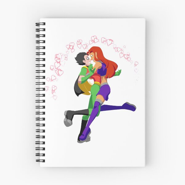 Item preview, Robin & Starfire - Hearts designed and sold by PizzaPie30.