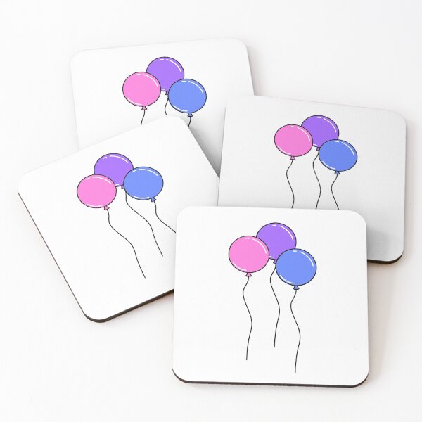 Item preview, Pastel Bisexual Pride Round Balloons designed and sold by meicha.