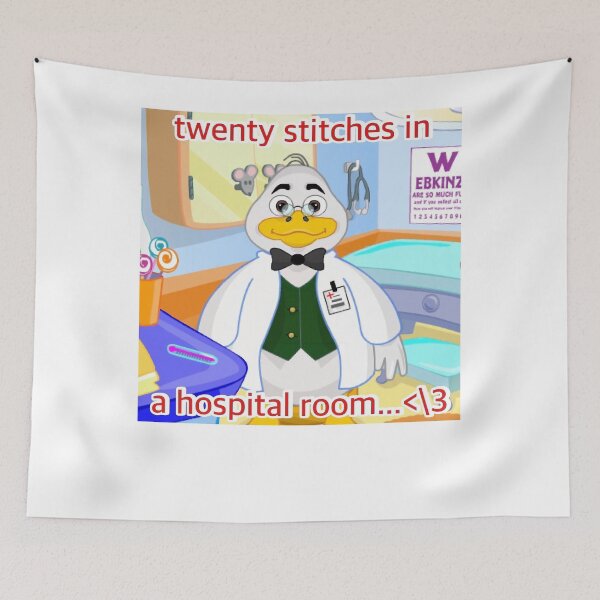Item preview, Taylor Swift Out of the Woods x Webkinz Dr Quack Sticker designed and sold by TalbotElizabeth.