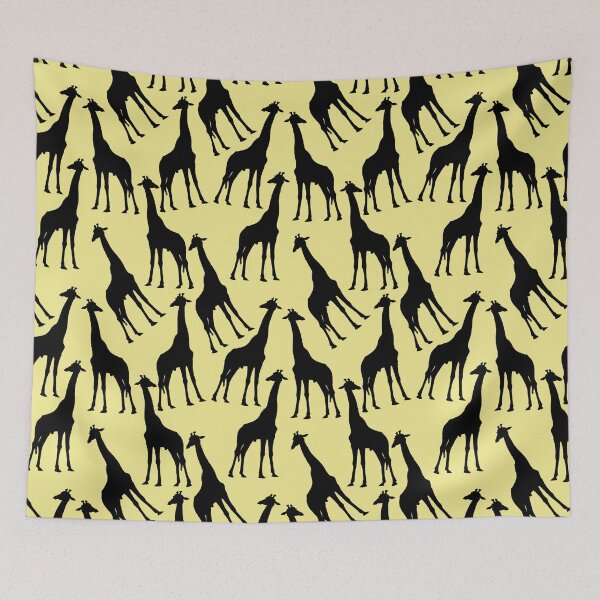 Item preview, Giraffe Pattern - Cute Animal - on yellow for giraffe lovers designed and sold by Sajuade.