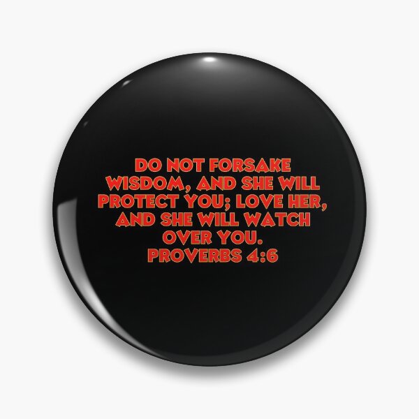 Item preview, Bible Verse Proverbs 4:6 designed and sold by Prayingwarrior.
