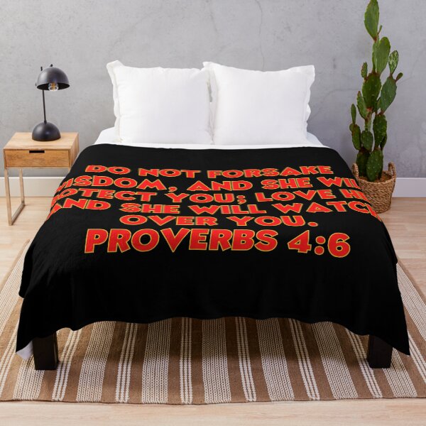 Item preview, Bible Verse Proverbs 4:6 designed and sold by Prayingwarrior.