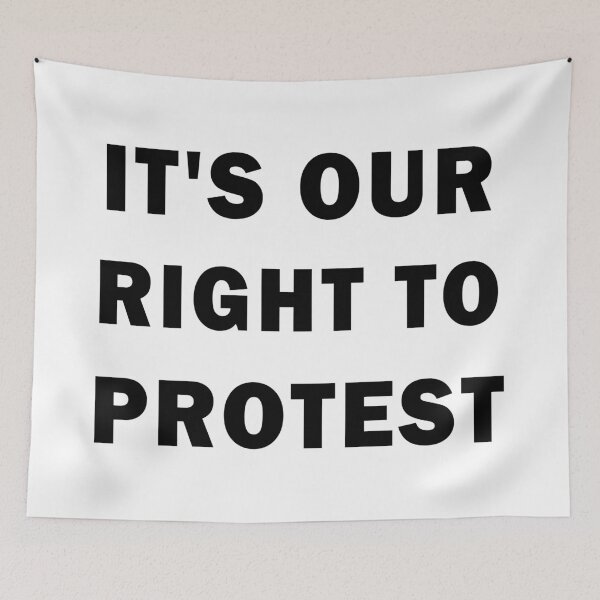 Item preview, It's our right to protest designed and sold by ValentinaHramov.