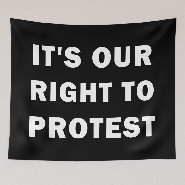 Item preview, It's our right to protest designed and sold by ValentinaHramov.