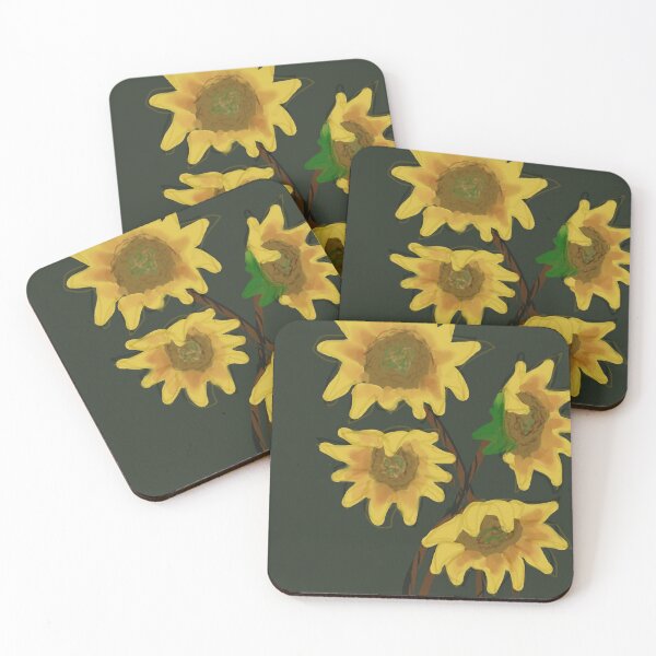 Item preview, Four Blooming Sunflowers designed and sold by clarejanette.