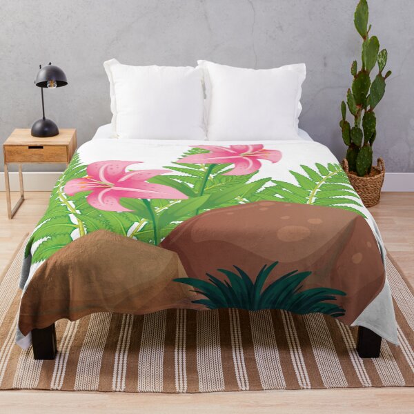 Item preview, Flowers On Rocks And Wood designed and sold by EVERTEESLOVER.