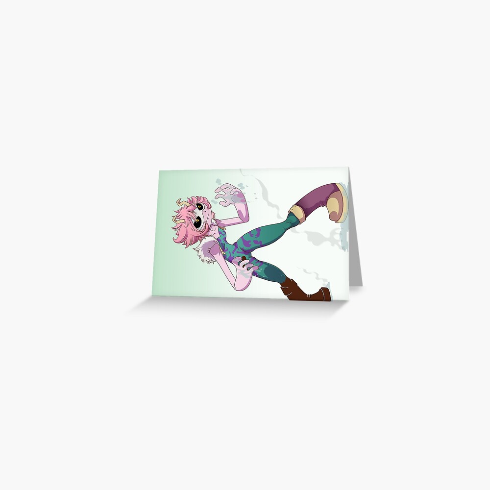 Mina Ashido Greeting Card