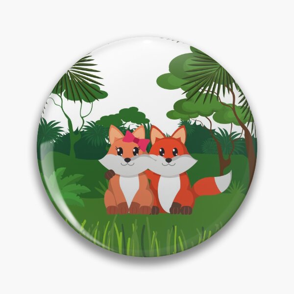 Item preview, Cute Couple Foxes  designed and sold by Kadouh.