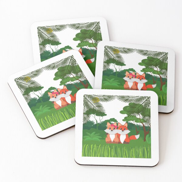 Item preview, Cute Couple Foxes  designed and sold by Kadouh.