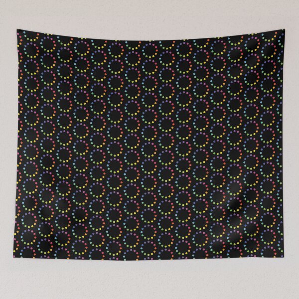 Item preview, Colorfully dots in a circle pattern designed and sold by knappidesign.
