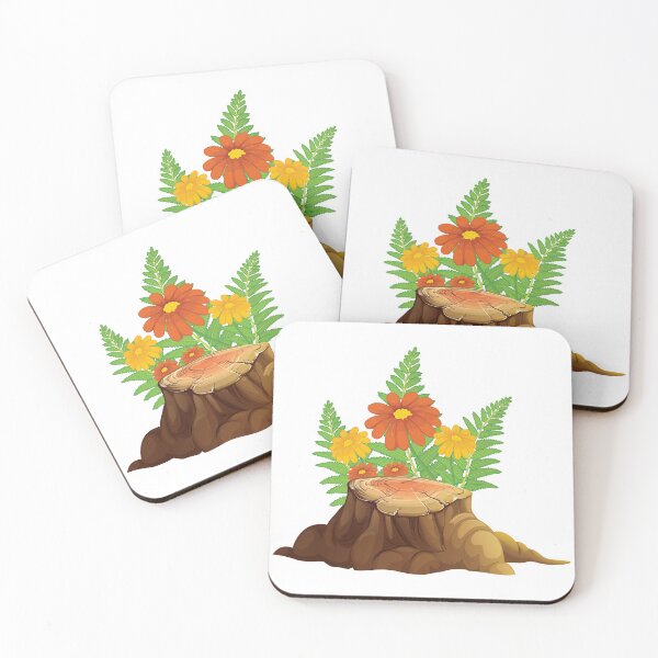 Item preview, Flowers On Rocks And Wood designed and sold by EVERTEESLOVER.