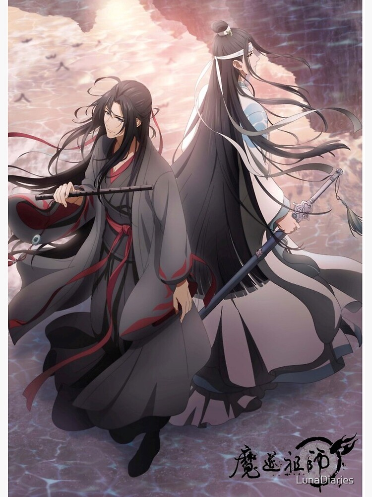 Anime Mo Dao Zu Shi Canvas Painting Wall Art Wei Wuxian Lan Wangji Prints  and Posters