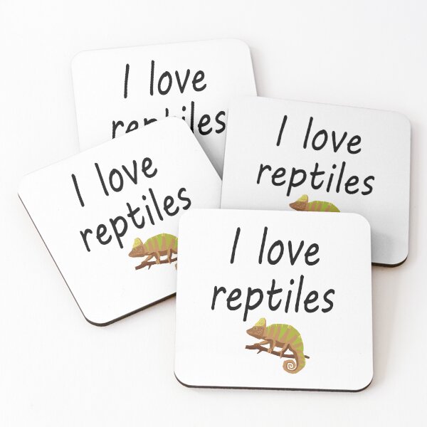 Item preview, Fuuny animal I love reptiles gift idea for lovers reptiles, snakes, lizard designed and sold by Mac Store.