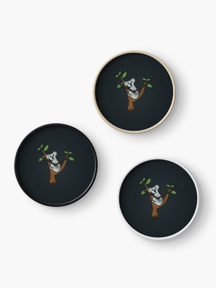 Thumbnail 3 of 4, Clock, Koala on Tree designed and sold by Rixonius.